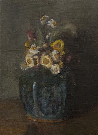 Ginger jar with flowers