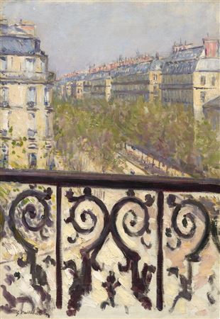 Un Balcon, Boulevard Haussmann