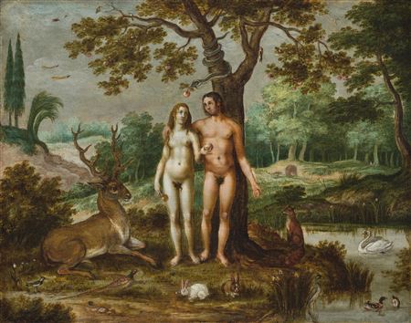 Adam & Ève dans le Paradis terrestre