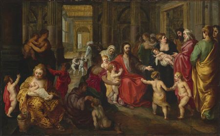 Le Christ bénissant les enfants