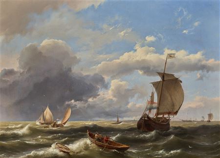 Marine, le Den Briel sur la droite