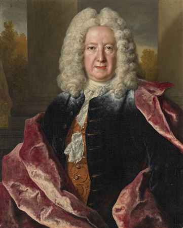 Portrait d'un homme traditionnellement dit de Charles de Tubières de Grimoard de Caylus (1687-1750), à mi-corps