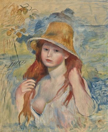 Jeune Fille au chapeau de paille