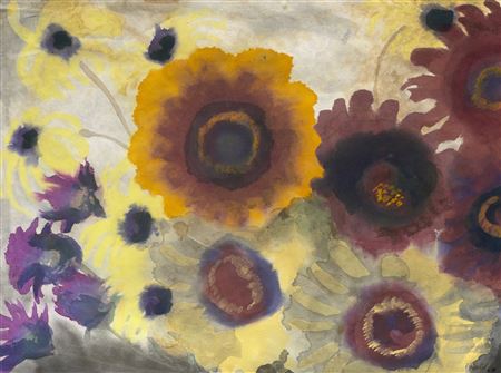 Sunflowers (yellow and red)