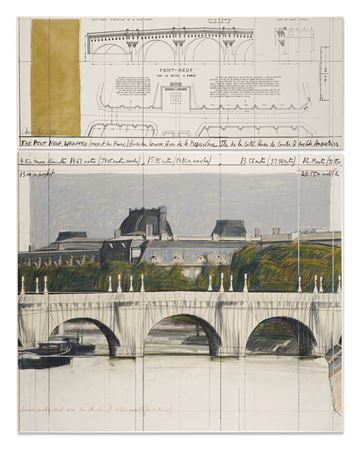 The Pont Neuf, Wrapped (Project for Paris)