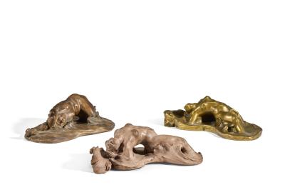 Set of three naiads