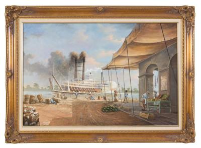 The J.M. White Steamboat (1878-1888) by The French Market