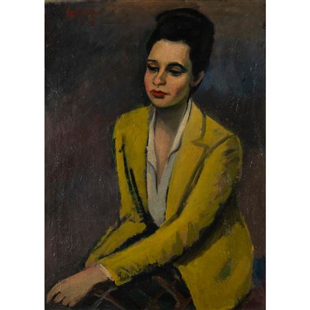 Portrait of the Baroness by Manlio Sarra - Auction record, sale price, and art valuation. Compare with similar artists and explore comparable artworks.