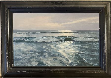 Waves on the Ile d'Oléron by Christian Couillaud - Auction record, sale price, and art valuation. Compare with similar artists and explore comparable artworks.