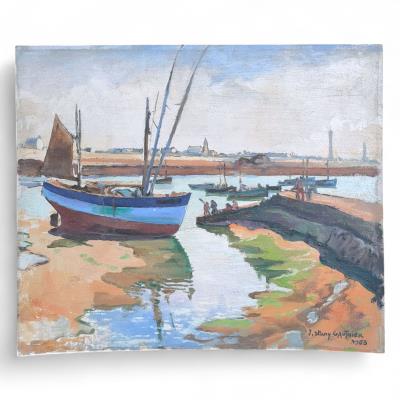 The Breton port of Saint Guénolé (Finistère), 1963.