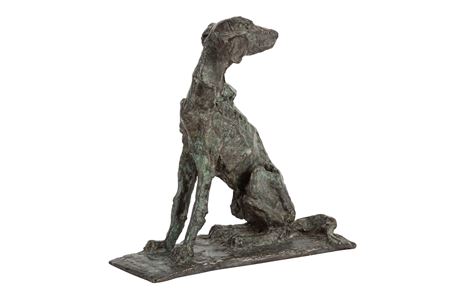 Seated dog by Bob Crutchley - Auction record, sale price, and art valuation. Compare with similar artists and explore comparable artworks.