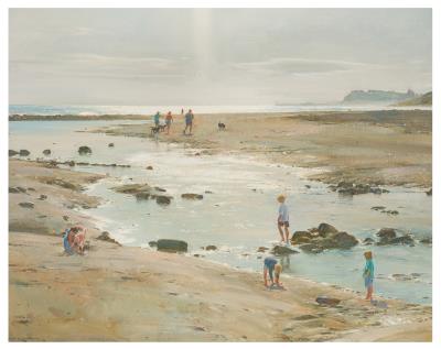 Walking The Dogs, Sandsend by David Jan Gardiner Curtis - Auction record, sale price, and art valuation. Compare with similar artists and explore comparable artworks.