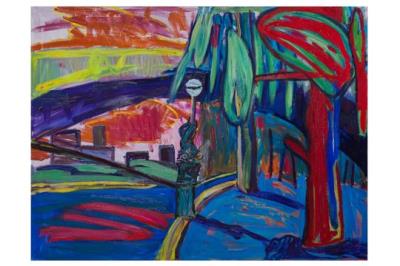 Lamp, Southbank by Lucy Jones - Auction record, sale price, and art valuation. Compare with similar artists and explore comparable artworks.