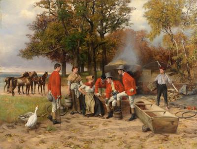 Sample artwork by Ernst Carl Friedrich te Peerdt (1852 - 1932), known for photo-real still life, figures in landscape and impressionist forest view painting - View similar artists and auction records