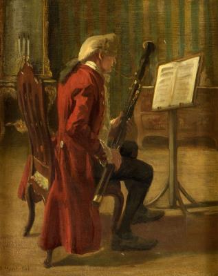 The Oboist by Ottmar Hendschel - Auction record, sale price, and art valuation. Compare with similar artists and explore comparable artworks.