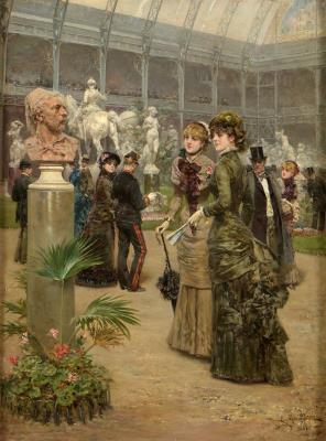 Exposition des sculptures au Palais de l'industrie (Palais des Champs-Élysées)