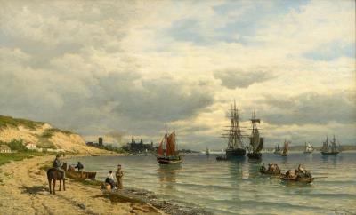 The Öresund with a view of Kronborg Castle