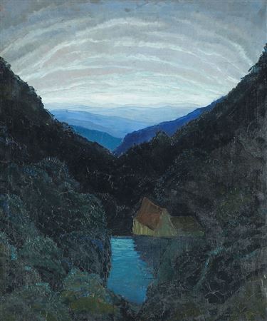 Sample artwork by Otto Engelhardt-Kyffhauser (1884 - 1965), known for painter, graphic artist, landscapes, genre scenes, etching, lithography - View similar artists and auction records