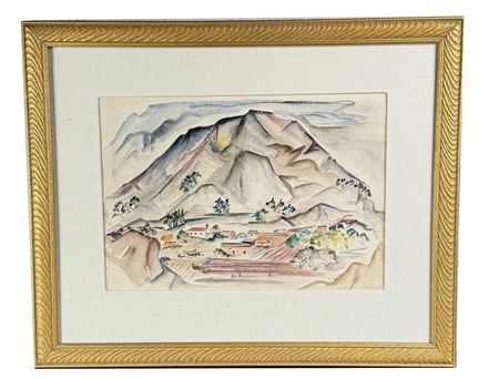 Taos Pueblo Landscape