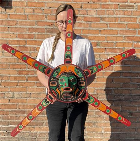 Haida Northwest Coast Sun Mask
