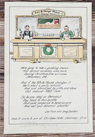 Montana Christmas Card Painting