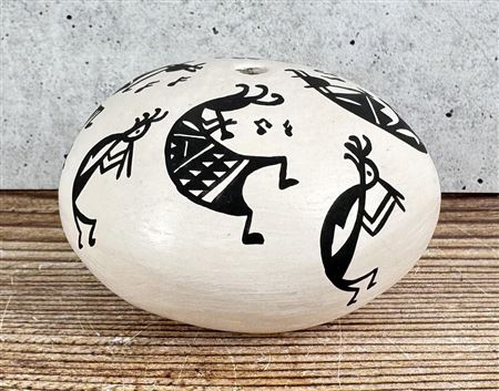 Acoma Pueblo Kokopelli Pot