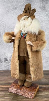 Real Fur Christmas Santa