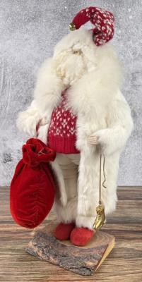 Real Fur Christmas Santa