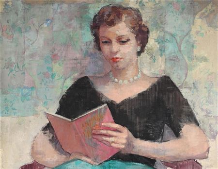 PORTRAIT OF MARY N. MULLER, MRS CHARLES MULLER by John Napper - Auction record, sale price, and art valuation. Compare with similar artists and explore comparable artworks.
