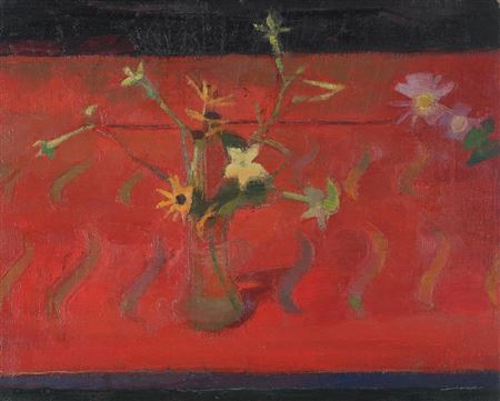 TOBACCO PLANTS IN A VASE by Robert Organ - Auction record, sale price, and art valuation. Compare with similar artists and explore comparable artworks.