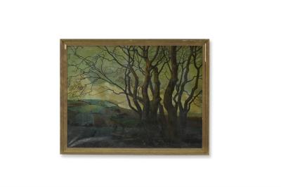 Trees in a Landscape by Jean Dratz - Auction record, sale price, and art valuation. Compare with similar artists and explore comparable artworks.