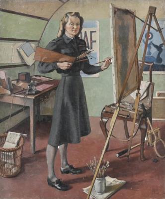 Self-Portrait at the Easel