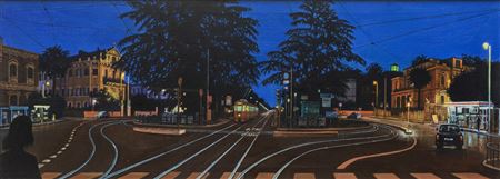 Piazza Galeno, summer evening