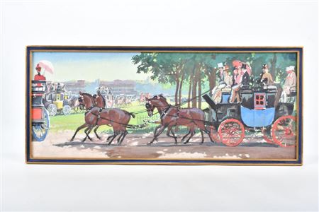Drag Day at Auteuil by Maurice Taquoy - Auction record, sale price, and art valuation. Compare with similar artists and explore comparable artworks.