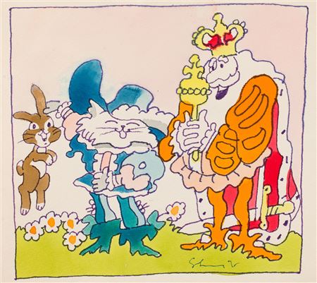 "Bajki", ilustracja do książki Charles'a Perrault'a, 1988