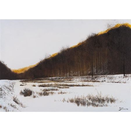 "Frozen pond"