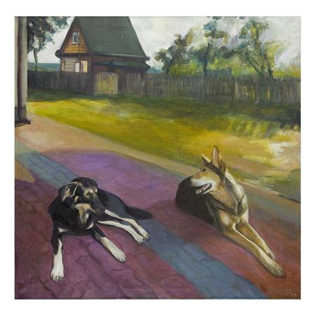 "Friends" by Katarzyna Kobylarz - Auction record, sale price, and art valuation. Compare with similar artists and explore comparable artworks.