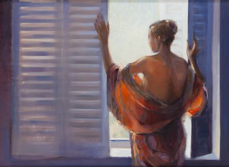 Woman in the interior by Michal Zaborowski - Auction record, sale price, and art valuation. Compare with similar artists and explore comparable artworks.