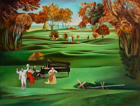 "The Piano Trio", 2014 by Wojciech Koniuszek - Auction record, sale price, and art valuation. Compare with similar artists and explore comparable artworks.