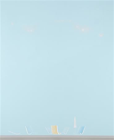 "Clouds over II" from the "Leisure" series, 2025