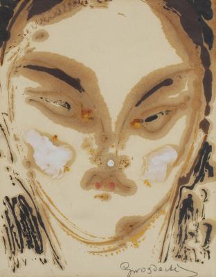 Head of a Woman with Eastern Features