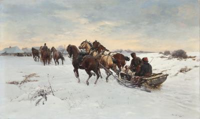 Hunting trip to Podole, 1888
