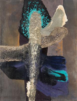 Sample artwork by Hilary Krzysztofiak (1926 - 1979), known for painting, graphic art - View similar artists and auction records