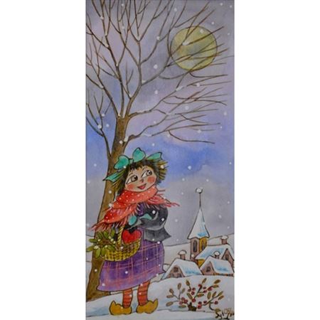 "PETITE FILLE DANS LA NEIGE"