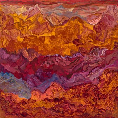 Sample artwork by Angeleina George (1937 - 2014), known for aboriginal art - View similar artists and auction records