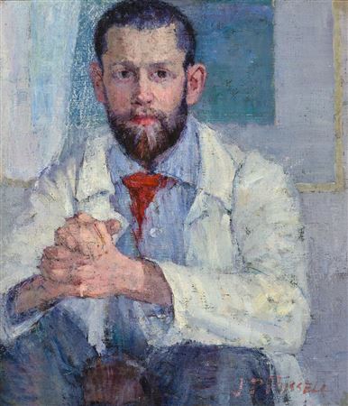Portrait of Dodge Macknight by John Peter Russell - Auction record, sale price, and art valuation. Compare with similar artists and explore comparable artworks.