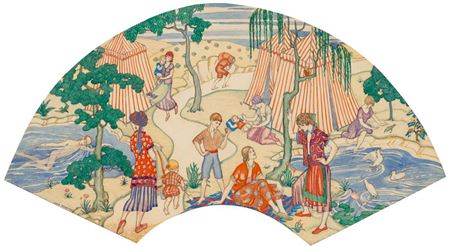 THE ENCAMPMENT, c.1929 by Thea Proctor - Auction record, sale price, and art valuation. Compare with similar artists and explore comparable artworks.