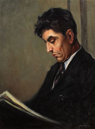 Portrait of Xavier Gonzalez by Santa Duran - Auction record, sale price, and art valuation. Compare with similar artists and explore comparable artworks.
