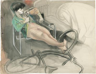Sample artwork by Karl Hubbuch (1891 - 1979), known for painting - View similar artists and auction records