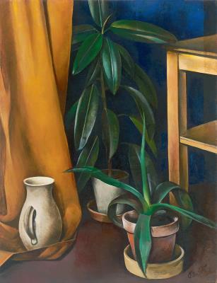 Still Life with Agave and Jug (Stilleben VII, 1926) by Alexander Kanoldt - Auction record, sale price, and art valuation. Compare with similar artists and explore comparable artworks.